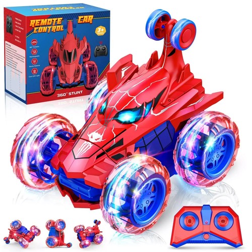 Spiderman stunt car remote - rc,