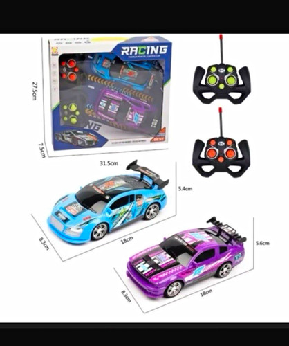 Racing car set - car, remote