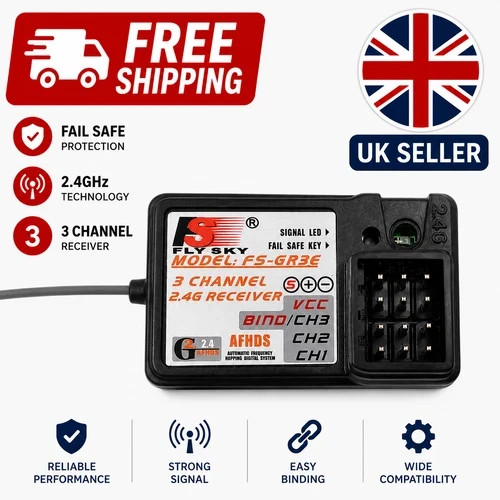 Flysky gr3e 4ghz radio - 2.4ghz,